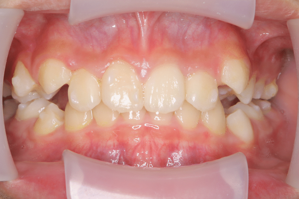 上顎前突（11歳3ヶ月）開始後8ヶ月