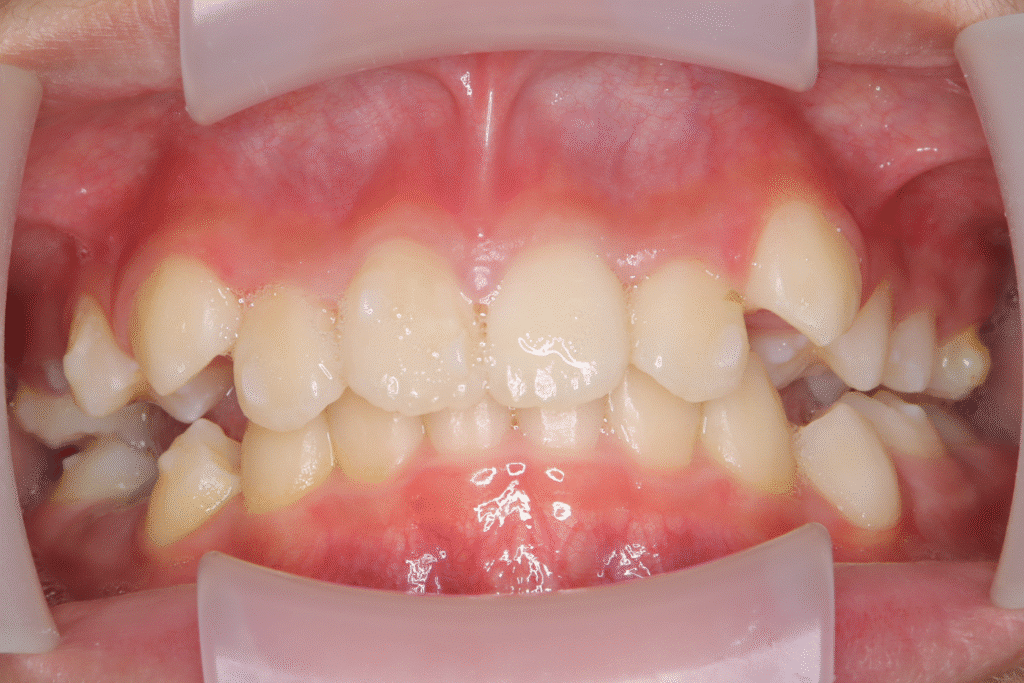 上顎前突（11歳5ヶ月）開始後10ヶ月